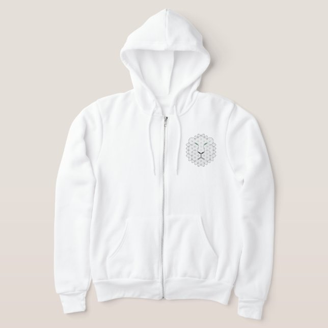 Sacred Lion, B01BW. Hoodie (Laydown)