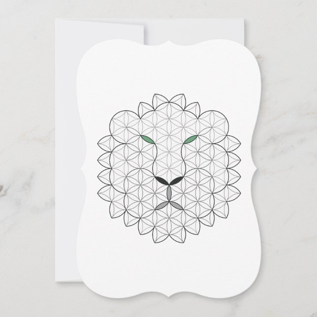 Sacred Lion, B01BW. Invitation (Front)