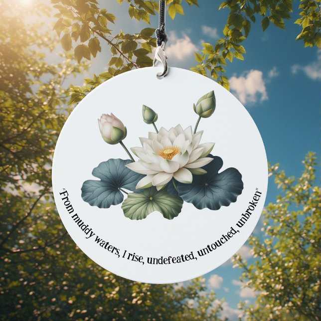 Sacred Lotus Bloom of Spiritual Awakening Rebirth  Wind Chime (Sacred Lotus Bloom of Spiritual Awakening Rebirth Wind Chime)