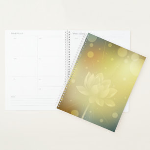 Sacred Lotus Hardcover Daily Planner