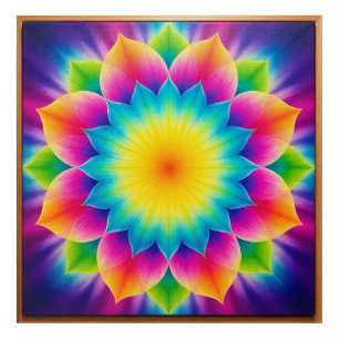 Sacred Mandala Energy Art – Vibrant Chakra Bloom 