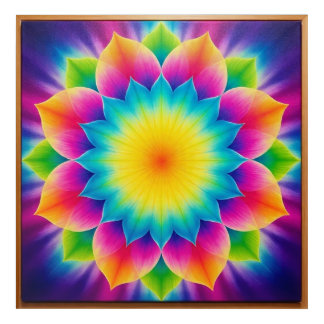 Sacred Mandala Energy Art – Vibrant Chakra Bloom