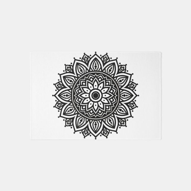 Sacred Mandala Rug (Front)