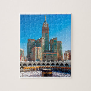 Sacred Mecca Islamic Art & Muslim Hajj Umrah Gift Jigsaw Puzzle