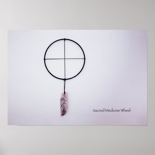 Sacred Medicine Wheel Poster (Front)