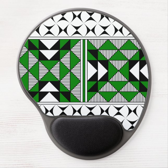 Sacred Mountains in Green Gel Mouse Pad (Front)