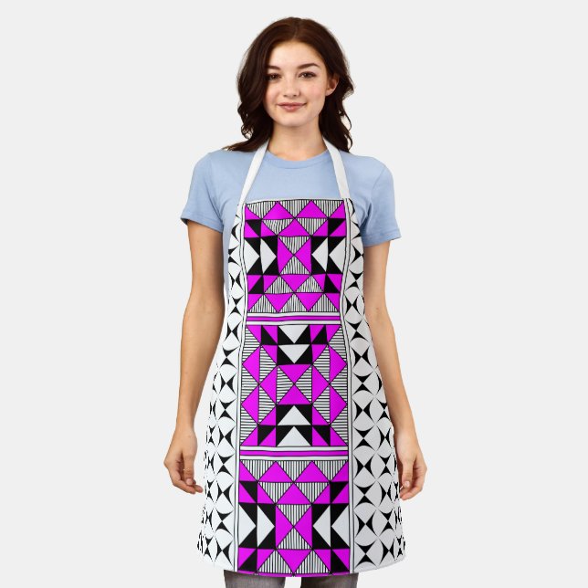 Sacred Mountains in Pink Apron (Worn)