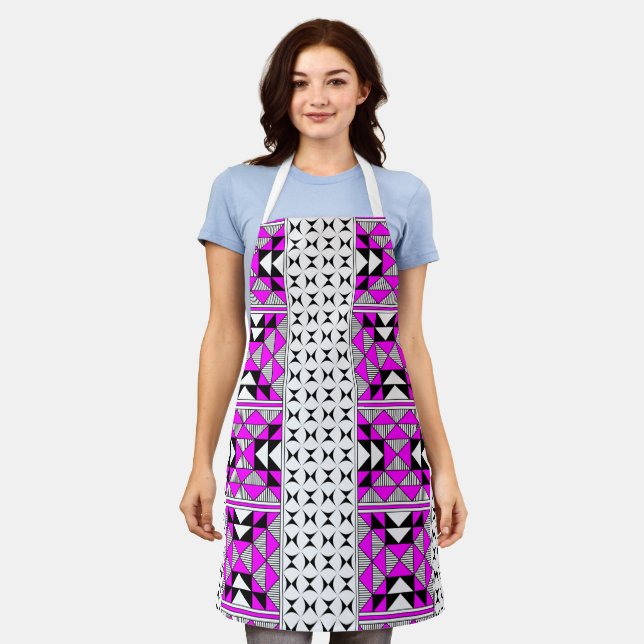 Sacred Mountains in Pink Apron (Worn)
