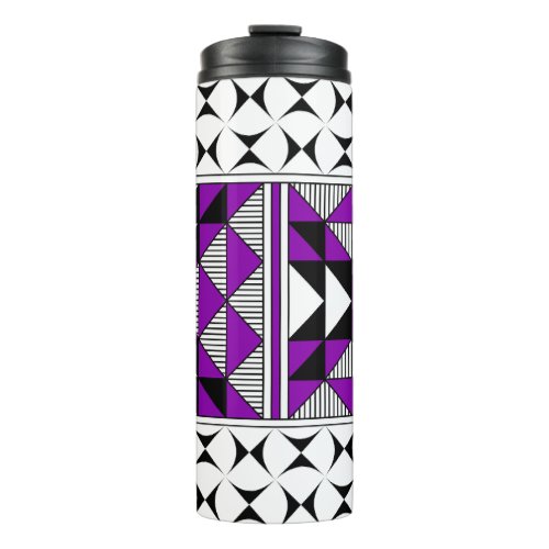 Sacred Mountains in Purple Thermal Tumbler