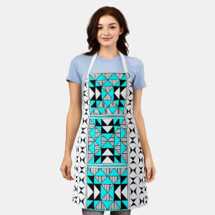 Sacred Mountains in Turquoise Apron