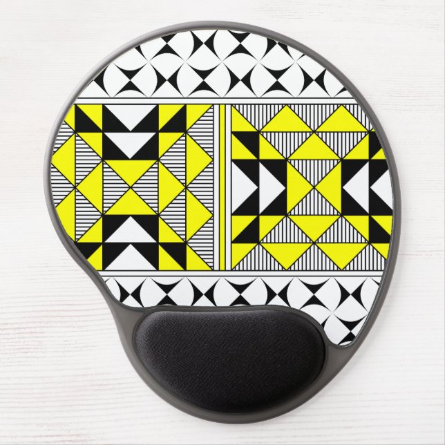 Sacred Mountains in Yellow Gel Mouse Pad (Front)