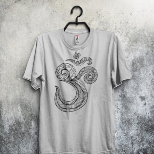 Sacred Om T_shirt Hindu Om symbol T_shirt Aum