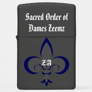 Sacred Order of Dames Zeemz Customize Initials Zippo Lighter