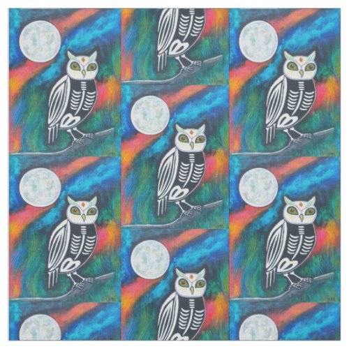 Sacred Owl Fabric