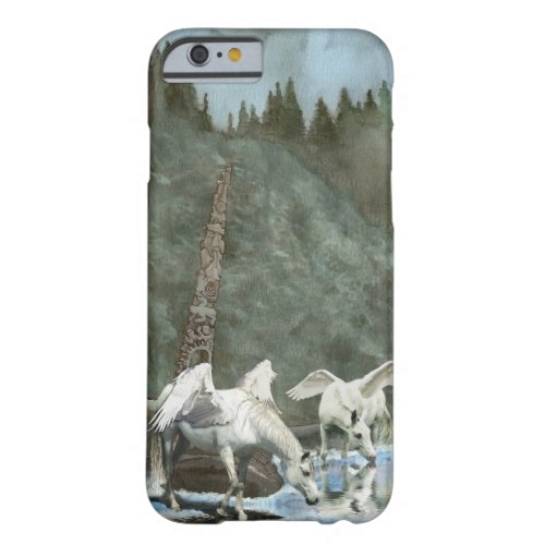 Sacred Pegasi Drinking from River Fantasy Art Barely There iPhone 6 Case