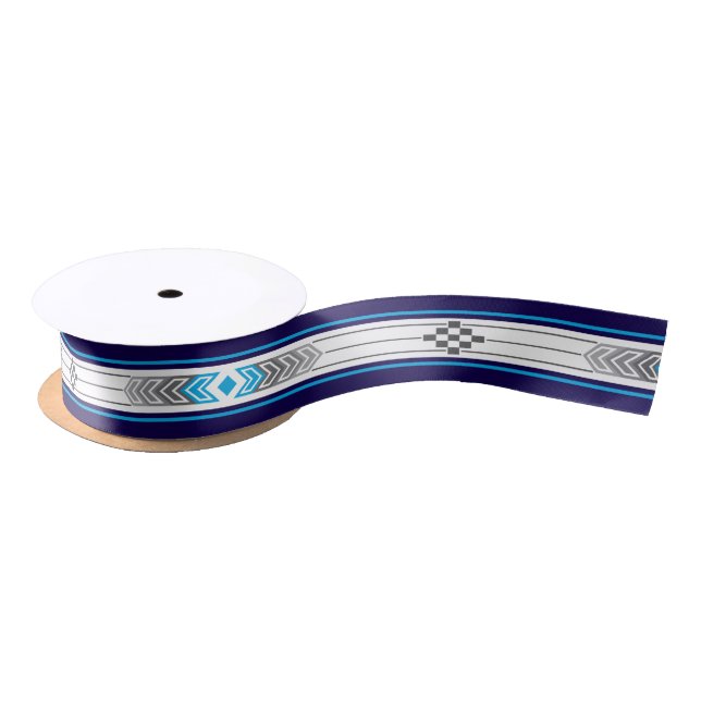 Sacred Places (Blue) Satin Ribbon (Spool)