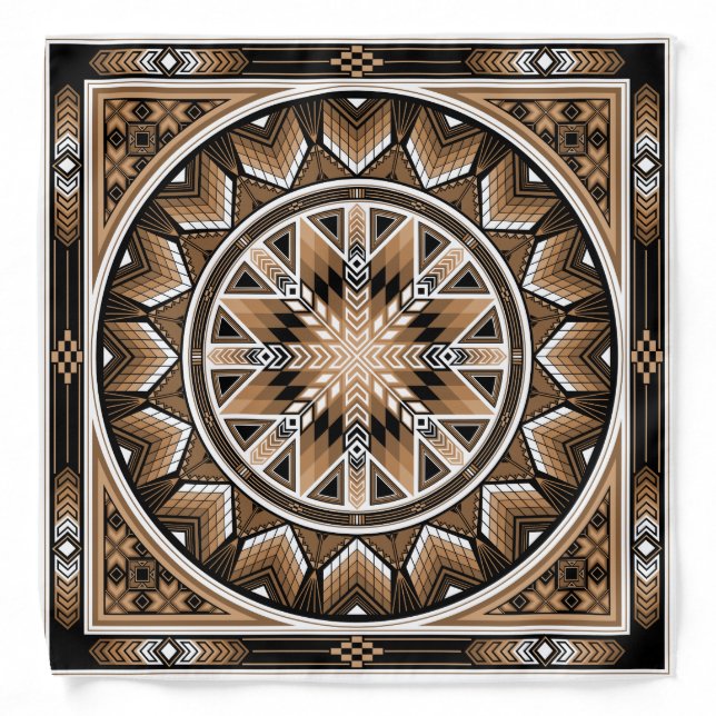 Sacred Places (Brown) Bandana (Front)