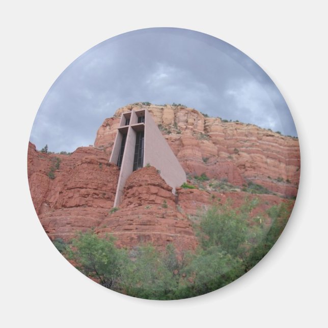 Sacred Places -Chapel of the Holy Cross Sedona, AZ Magnet (Front)
