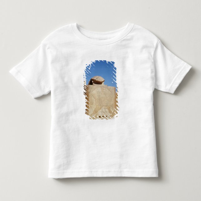 Sacred scarab statue in the Temple of Amun Toddler T-shirt (Front)
