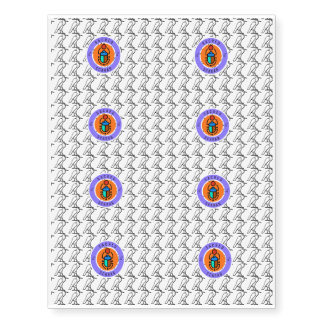 Sacred Scarab Temporary Tattoos
