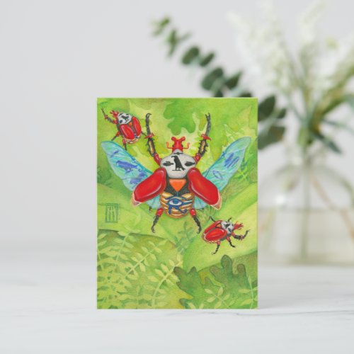 Sacred Scarabs Postcard