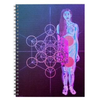 Sacred Self Spiral Notebook Original Art