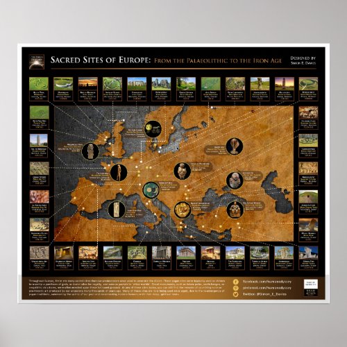 Sacred Sites of Europe Poster