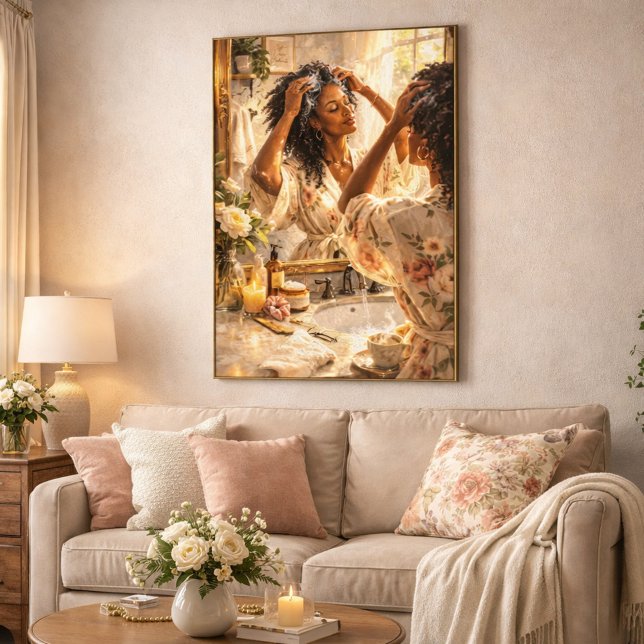 Sacred Solitude: Holy Stillness with God Canvas Print (Creator Uploaded)