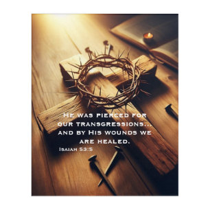 Sacred Symbols of Christ’s Sacrifice Acrylic Print