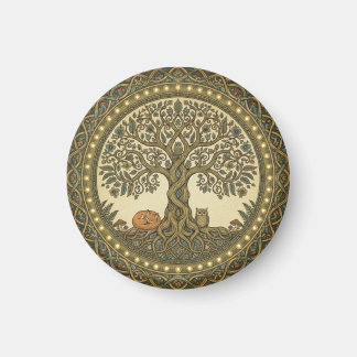 Sacred Tree of Life Celtic Art Magnet