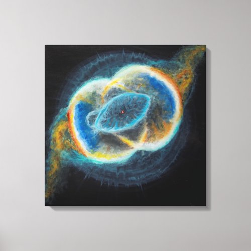 Sacred Union Vesica Piscis Nebulae Canvas Print