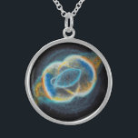 Sacred Union Vesica Piscis Nebulae Sterling Silver Necklace<br><div class="desc">Sacred Union Vesica Piscis Nebulae</div>