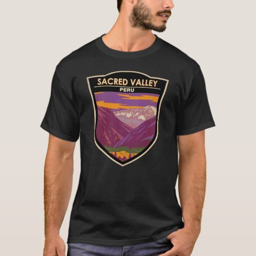 Sacred Valley Peru Travel Art Vintage T_Shirt
