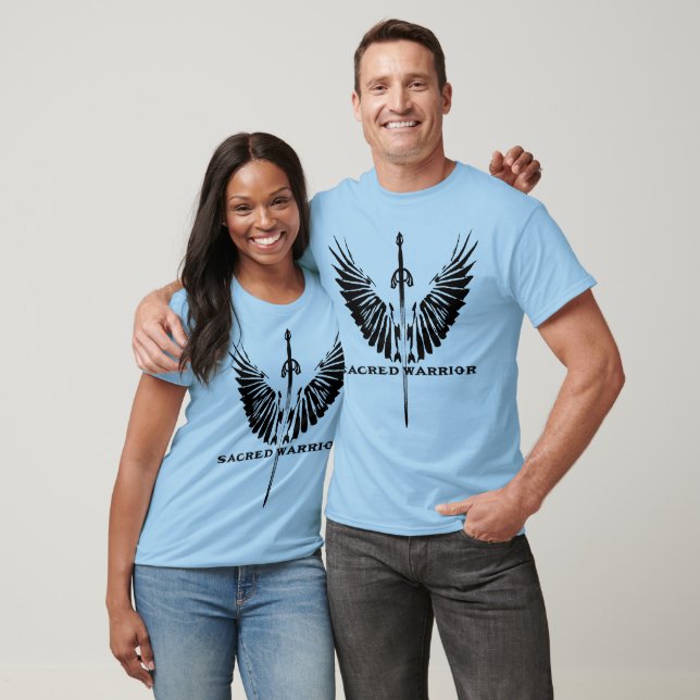 SACRED WARRIOR WINGS AND SWORD LONG SLEEVE T-Shirt (Unisex)