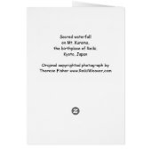 Sacred waterfall cards (Back)