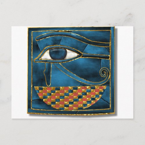 Sacred Wedjat Eye of Horus Postcard