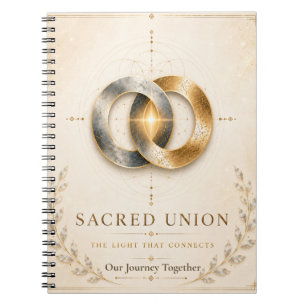 Sacred Wholeness Wedding Planner Personalized Notebook