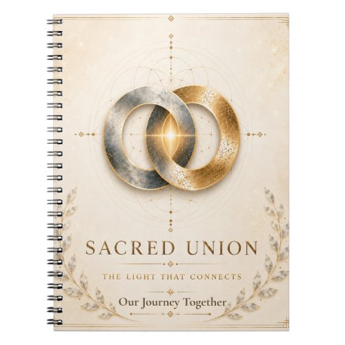 Sacred Wholeness | Wedding Planner | Personalized  Notebook