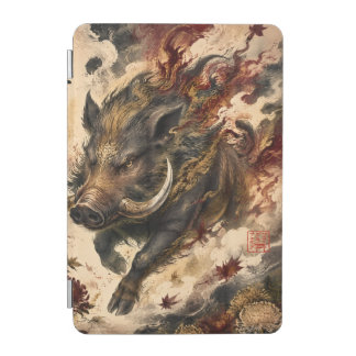 Sacred Wild Boar | Japanese Mythology Art iPad Mini Cover