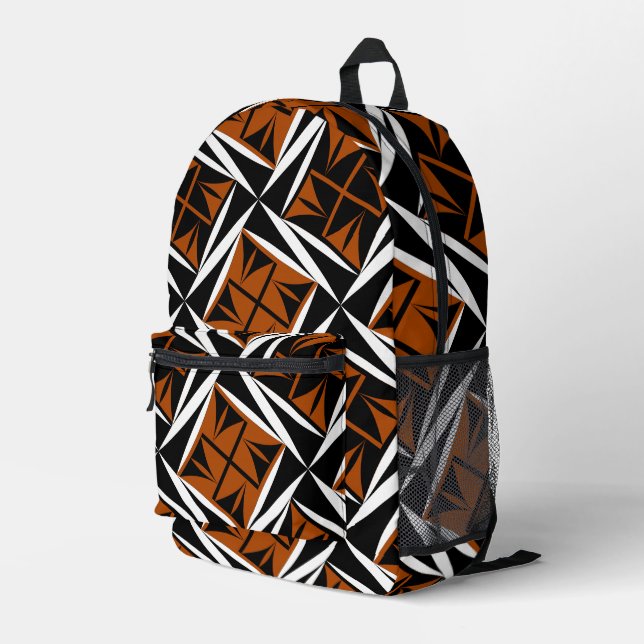 Sacred Winds in Rust Backpack (Back Corner Right)