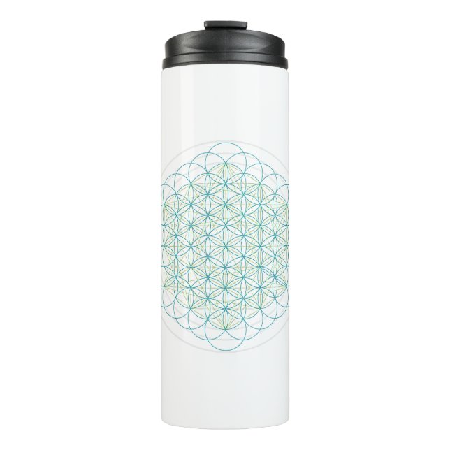 SacredFlowers Thermal Tumbler (Front)