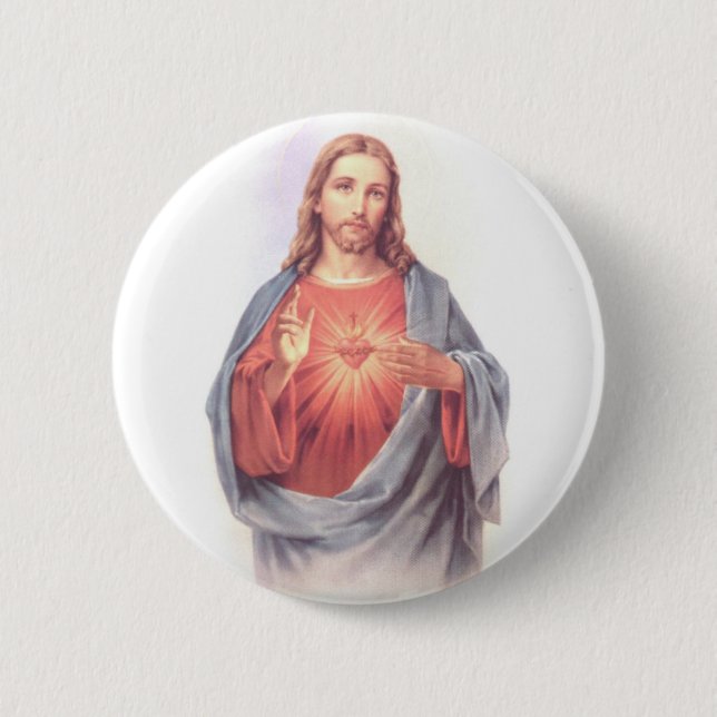 SacredHeartJesus Button (Front)