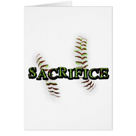 Sacrifice Fastpitch Softball Cards (Front)