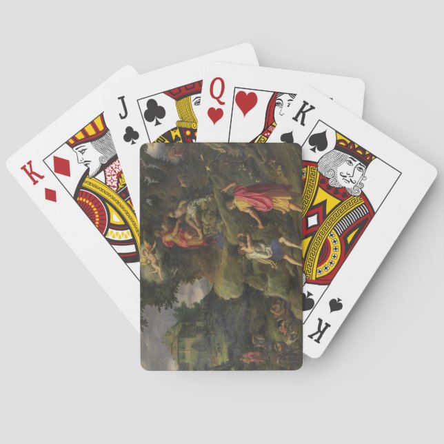 Sacrifice of Isaac, 1601 (oil on panel) Poker Cards (Back)