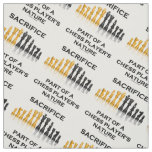 Sacrifice Part Of A Chess Player's Nature Humor Fabric