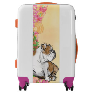 Sad Aloha Bulldog Luggage