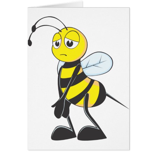Sad Bee Cards (Front)
