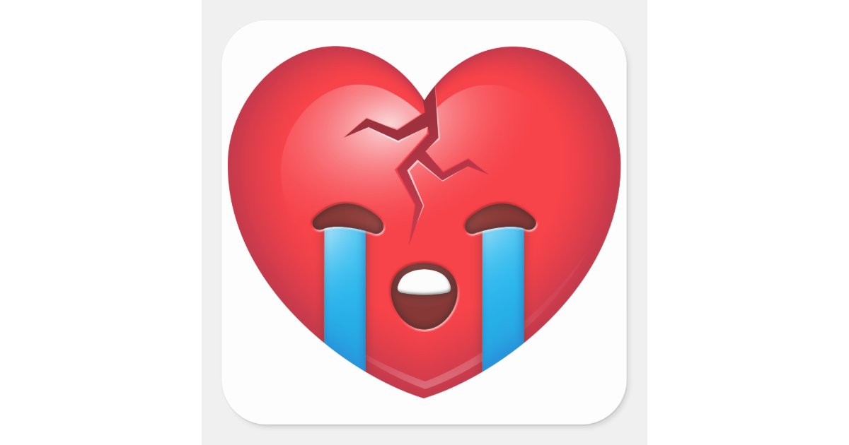 broken heart Sticker