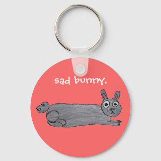 Sad Bunny Keychain