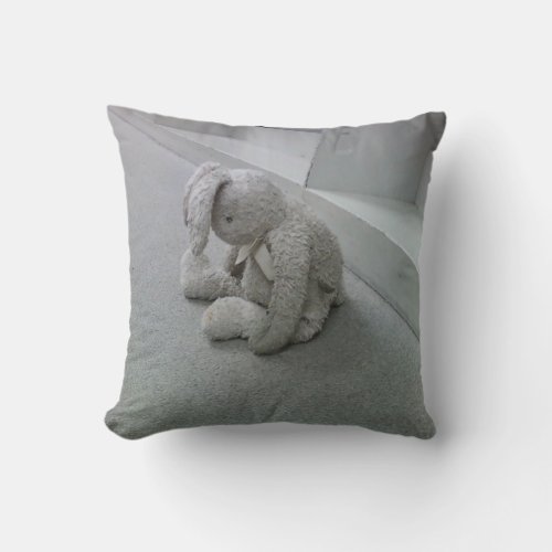 Sad Bunny Pillow